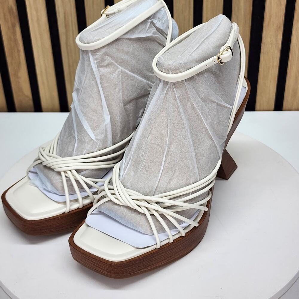 NEW - INC International Concepts Rashel Women’s Sculptural Heel Sandals Size 7 - Picture 7 of 10